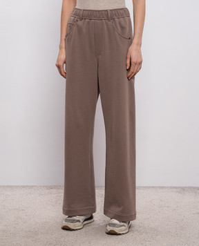 Brunello Cucinelli Brown sweatpants MN05NHF499