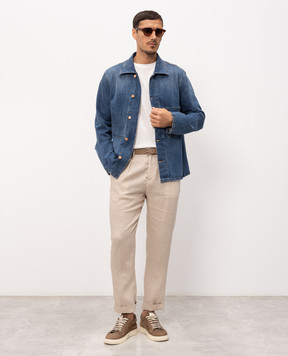 Officina 36 Blue denim jacket 0774600000