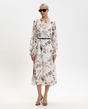 Max Mara CAMPO white silk dress MSTCAMPO