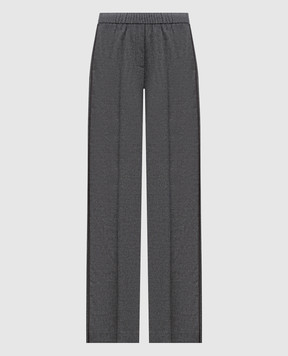 Peserico Gray pants with wool P0453501948
