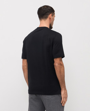 Brunello Cucinelli Black T-shirt with logo print M0B138440