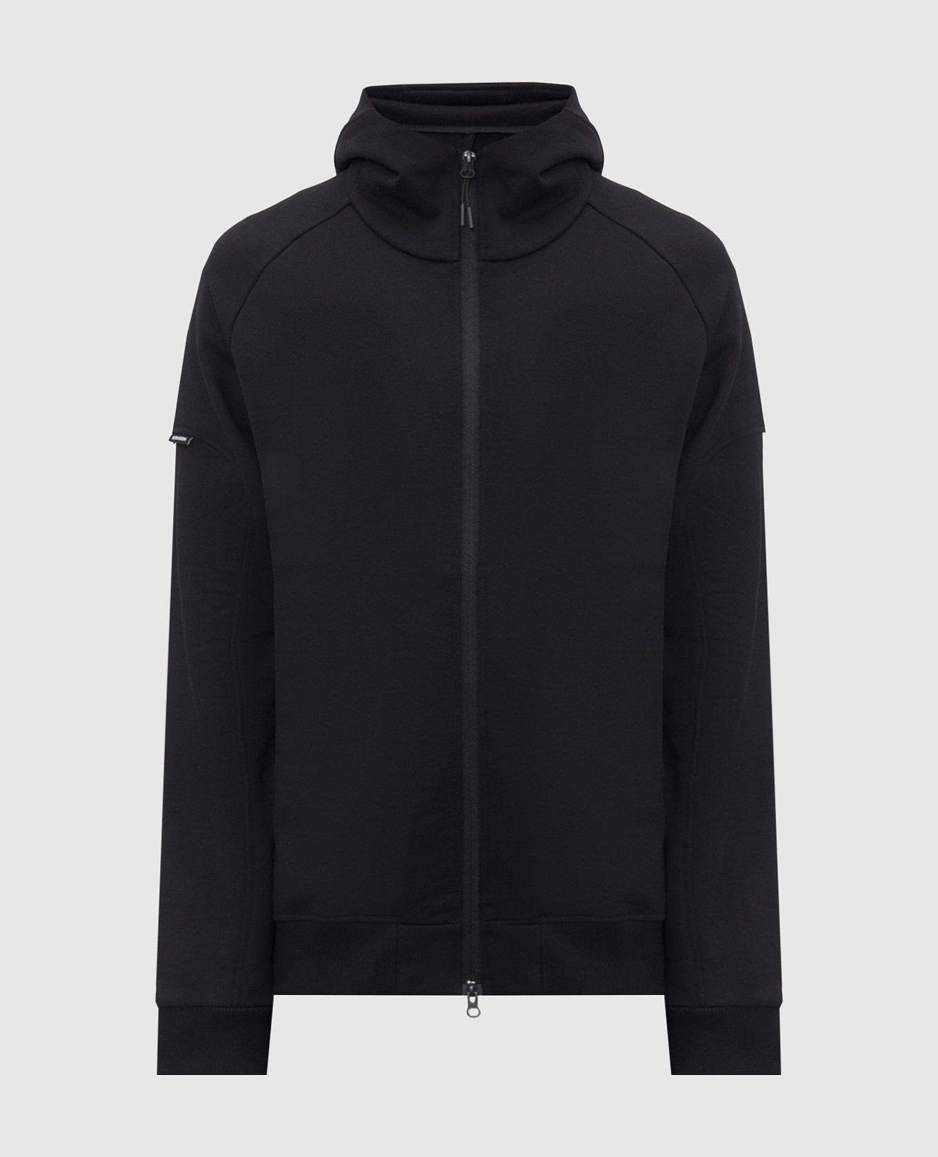 Black Parabolized sports jacket with logo