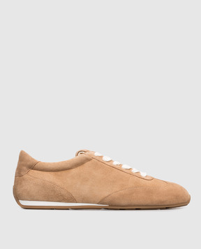 Stuart Weitzman Colton brown suede sneakers SN228