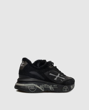 Premiata Moerun black combination sneakers MOERUN6445M