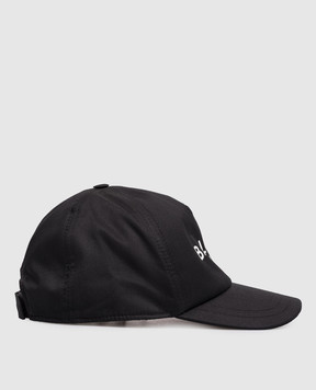 Balmain Children's black cap with logo print BX0P17Z1053