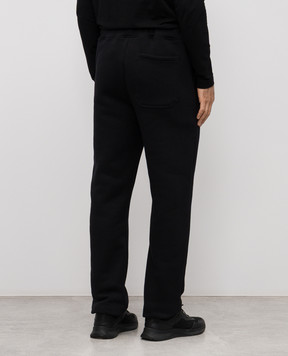 Trussardi Black insulated sweatpants with logo P8008000061NMP356F02