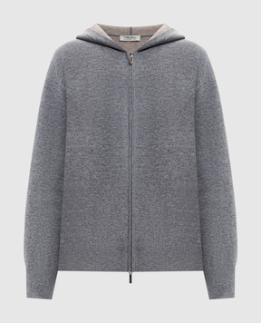 Max Mara SMMQUIETE grey wool and cashmere sports jacket SMMQUIETE