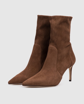 Stuart Weitzman Brown suede ankle boots STUART POWER SJ973