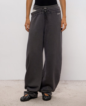 The Attico Gray sweatpants 261WCP00319JJF003AA