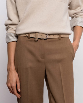 Peserico Beige suede belt S32613C0CC939