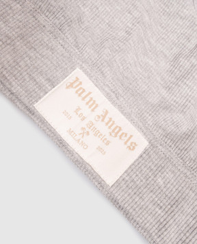 Palm Angels Gray top with a patch PLA1UWTP09SI