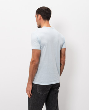 Tom Ford Blue silk t-shirt JCS026JMC084