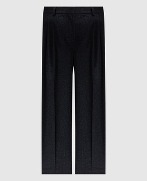 Toteme Gray pants with wool 254WRB0289FB0024
