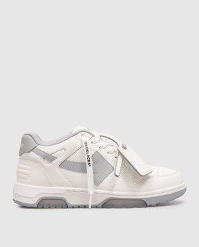 Off-White Out Of Office white leather sneakers with logo OWIA259C99LEA018