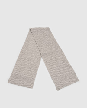 Allude Gray cashmere scarf 26511247