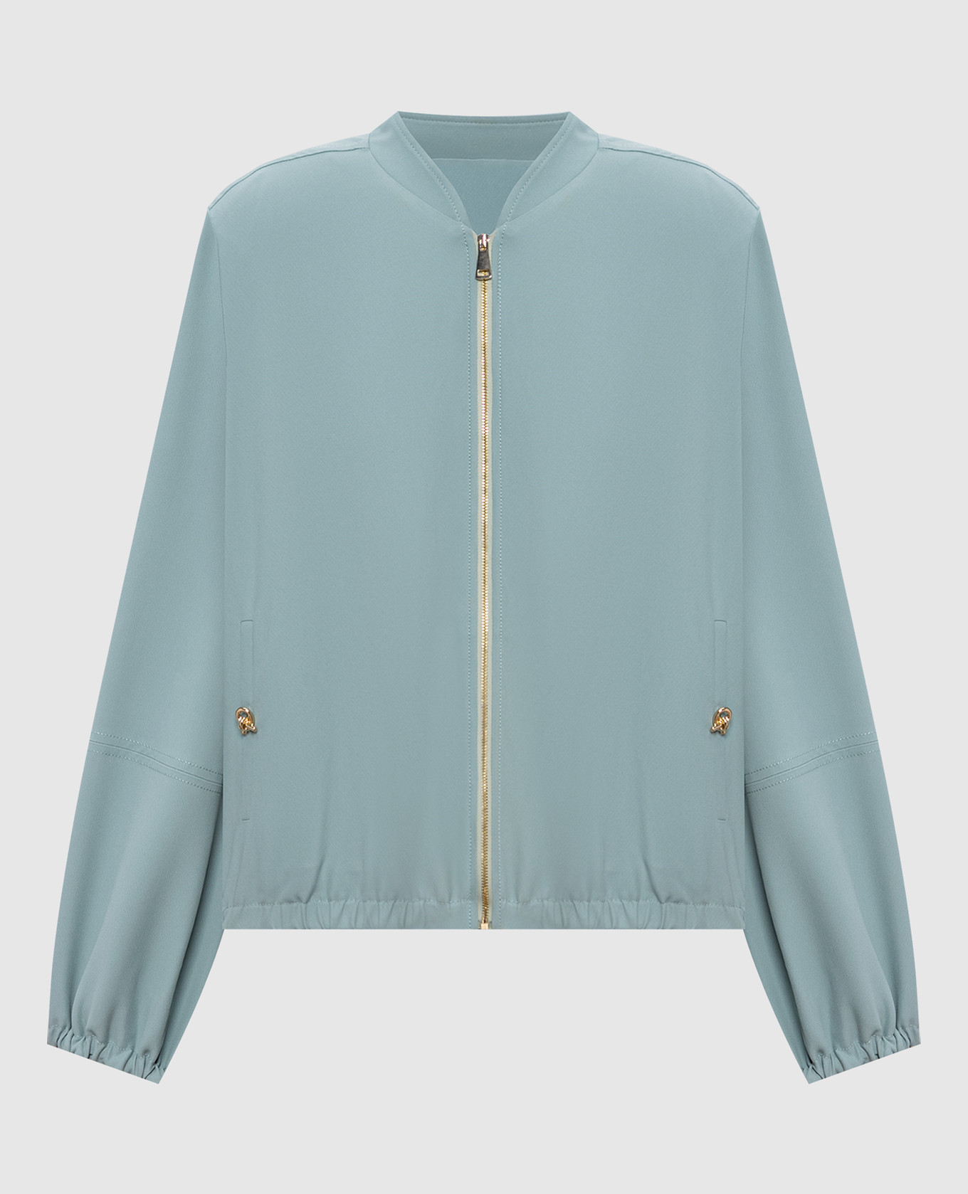 Turquoise bomber jacket Fabiana Filippi