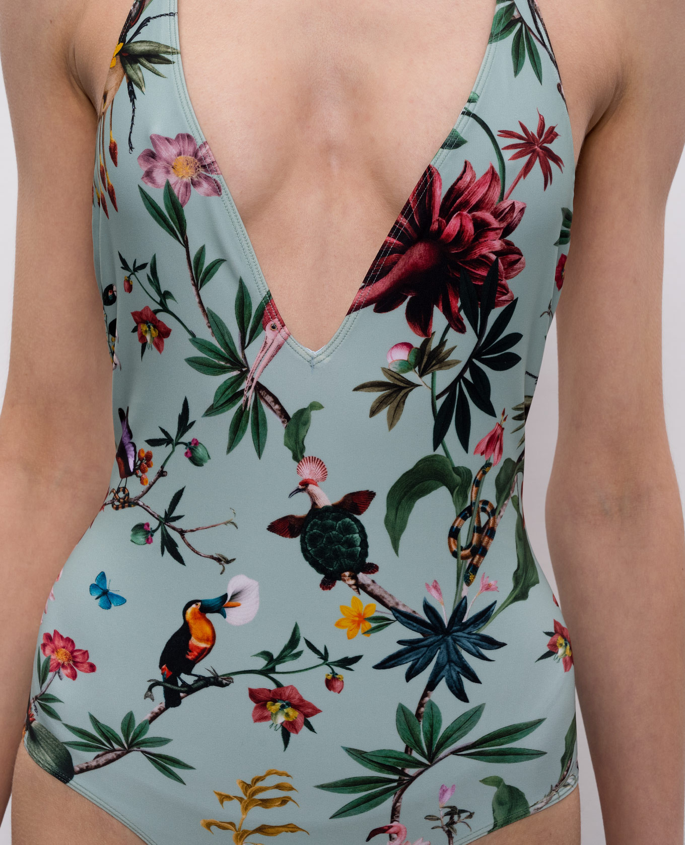 Green printed swimsuit La DoubleJ 5