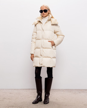 Moncler Ivory Litte down jacket L20931C00012539ZD