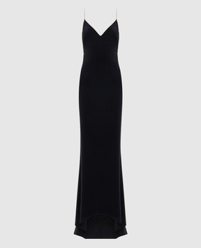 Tom Ford Black maxi dress with open back AB3697SDE539