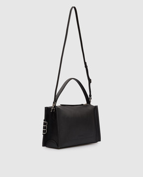 JW Anderson Black Leather Loafer Bag HB0716LA0383