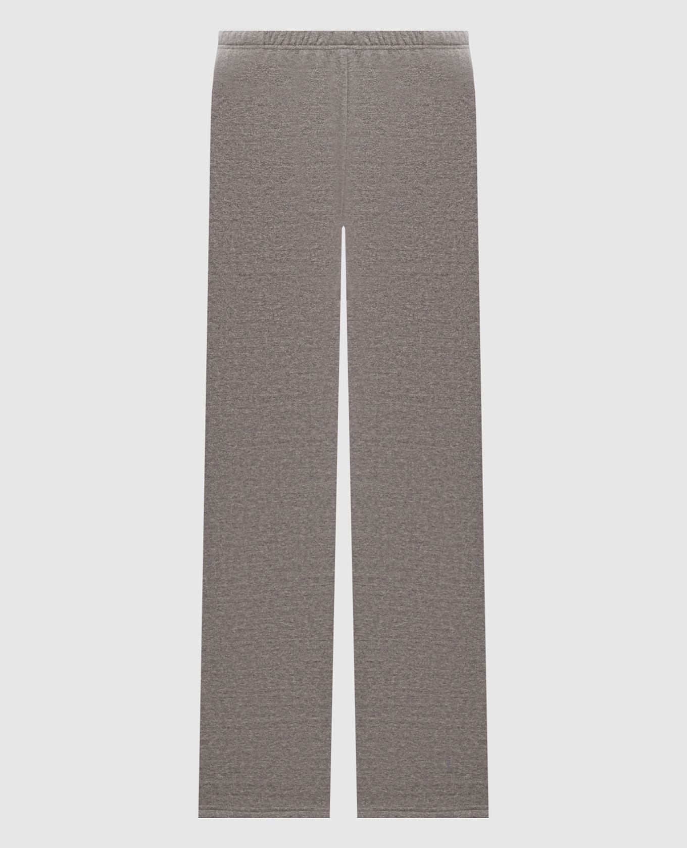 Pantalon en cachemire gris chiné Kohana