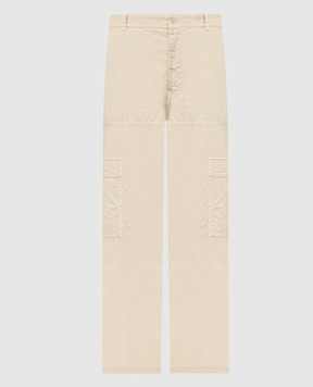 Off-White Beige cargo pants 44MCF04EF5F001
