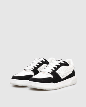 Palm Angels Leather Basketball Sneakers PMIA10WS26LEA001