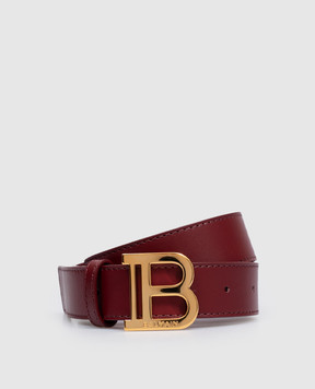 Balmain Children's burgundy leather belt BZ0I51Z1371