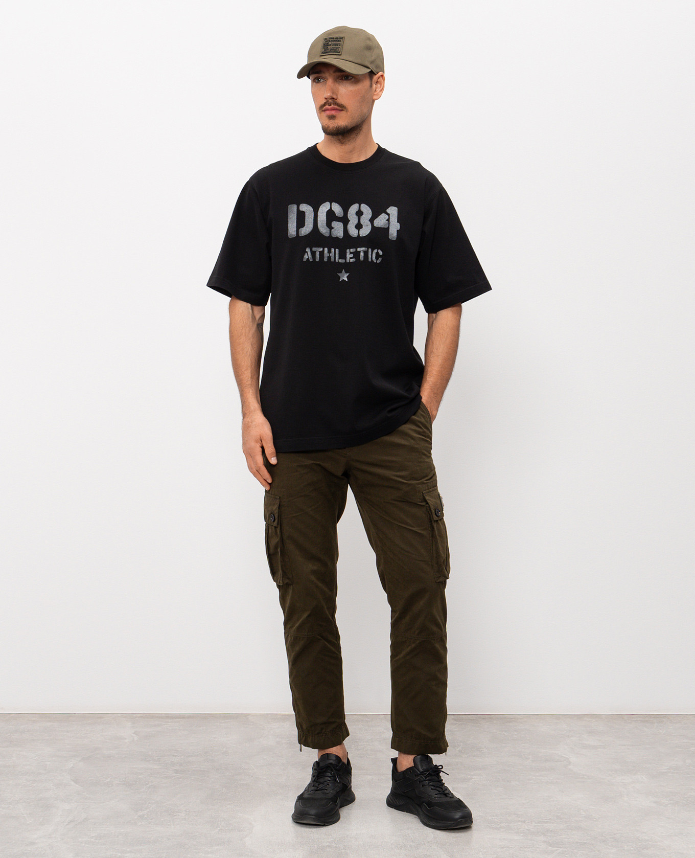 

Black t-shirt with logo print Dolce&Gabbana