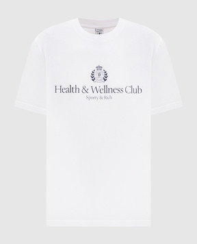 Sporty & Rich White H&W Crest T-shirt TO119712241WH01