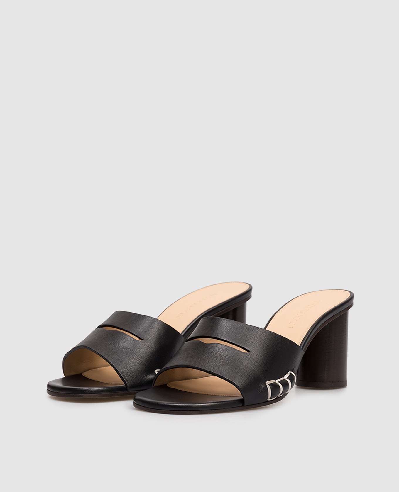

Black leather mules JW Anderson