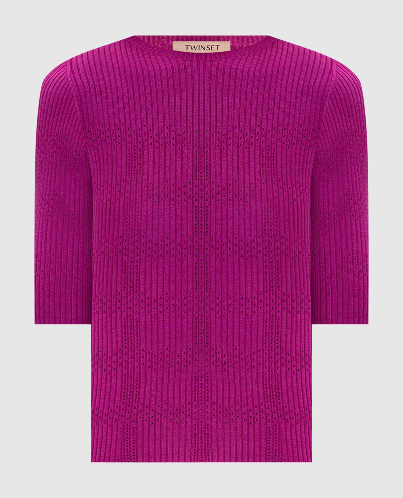 Pink ribbed top