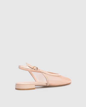 Stuart Weitzman Bareitall beige slingbacks SN771