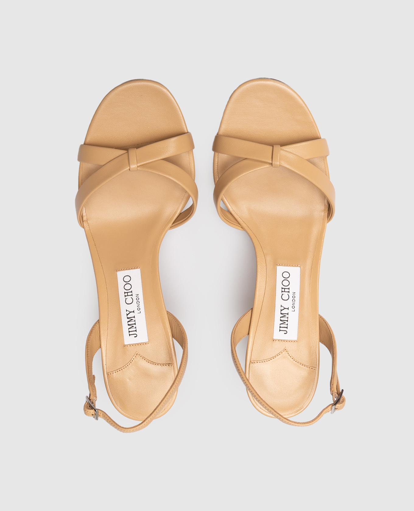 

Beige leather sandals ELSY Jimmy Choo