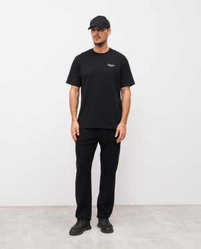Givenchy Black t-shirt with logo print BM71NK3YSA