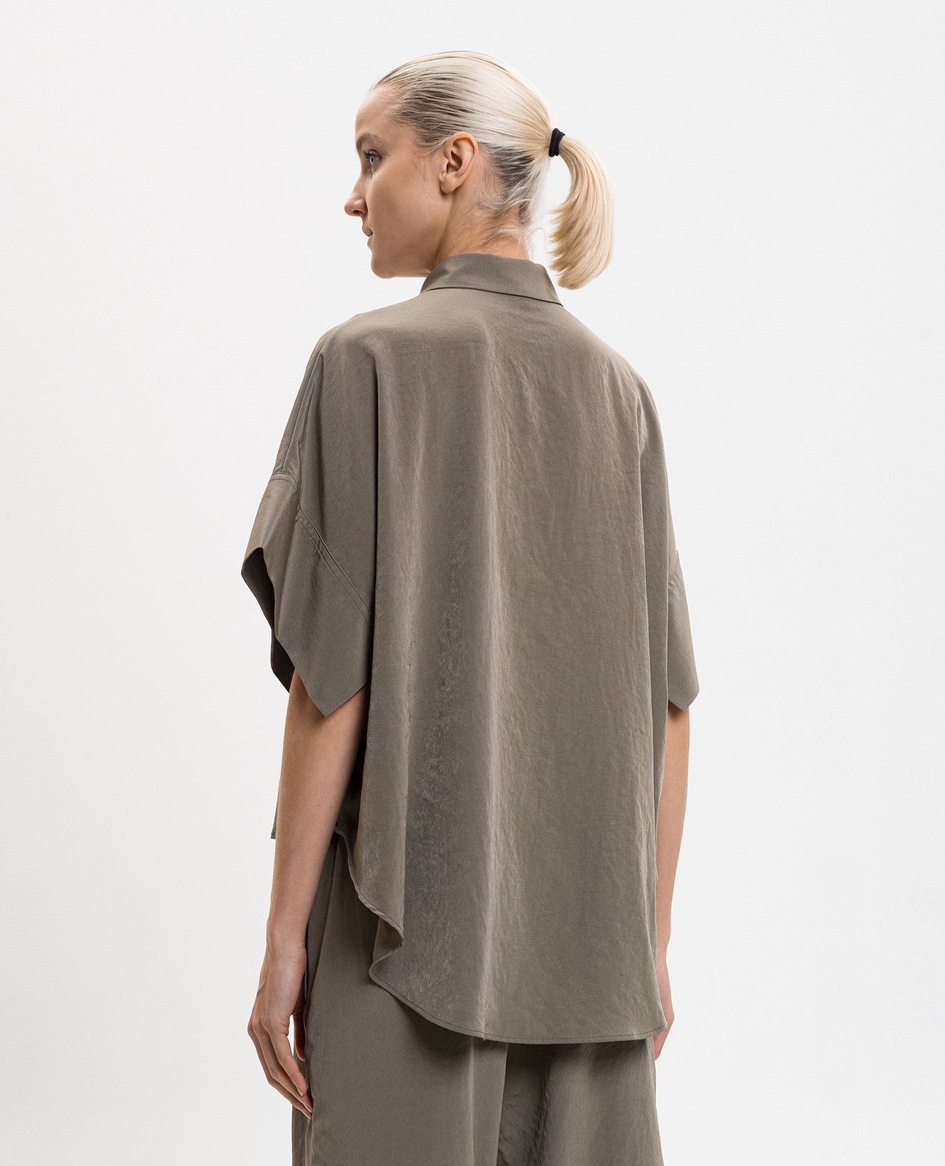 Khaki shirt Y`S Yamamoto 4