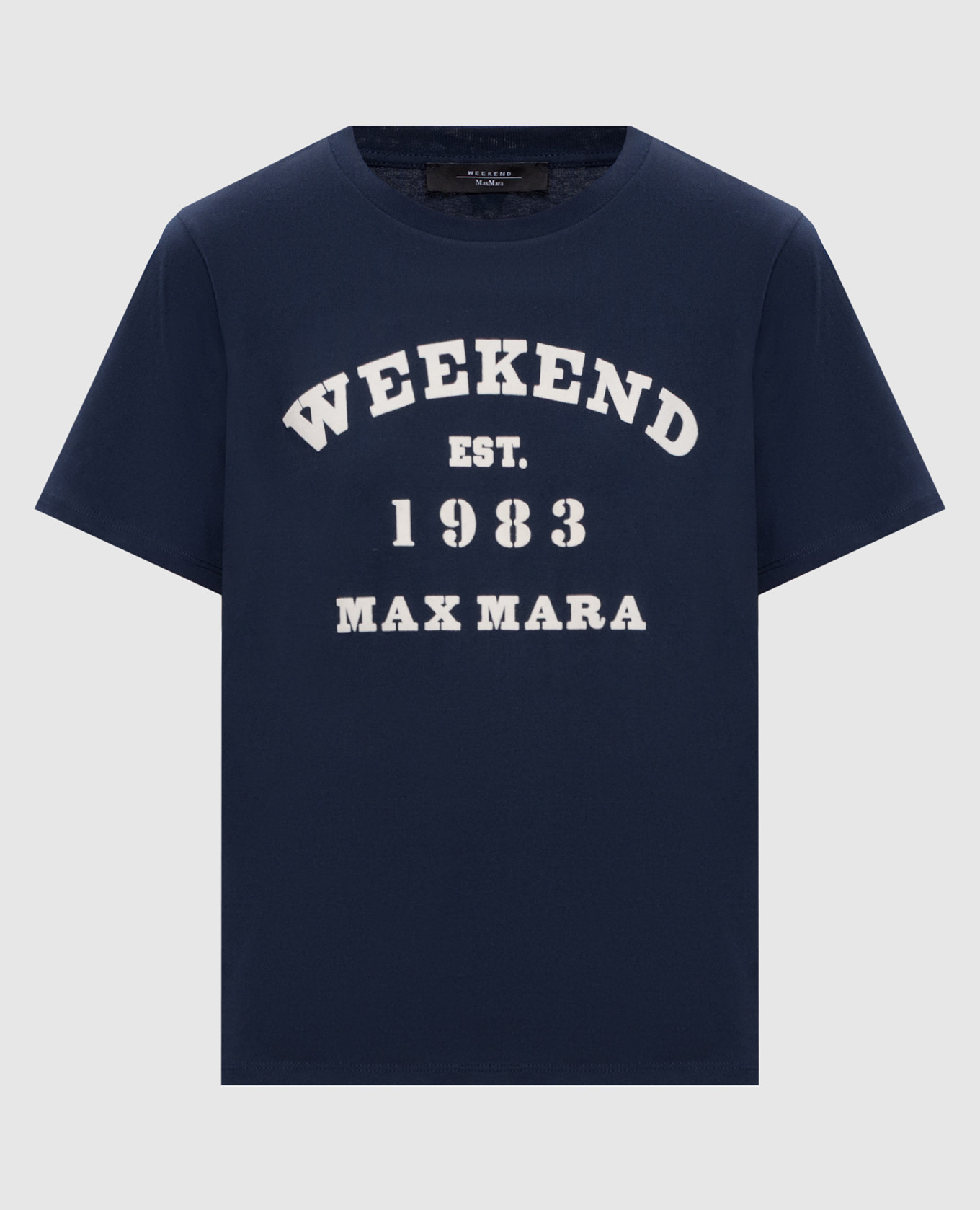 TENUE blue T-shirt with textured logo