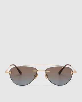 Tom Ford ASTOR gold sunglasses with logo FT1356