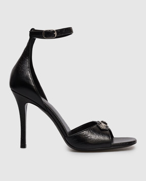 Balenciaga City Uptown black leather sandals 854007WAD4Y