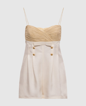 Valentino Beige silk jumpsuit 8B3VE3R590G
