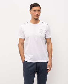 Bilancioni White T-shirt with print BE26T4GBE2