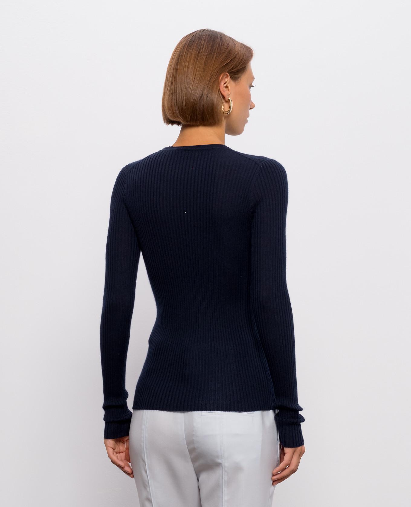 Browning blue cashmere and silk jumper Gabriela Hearst 4