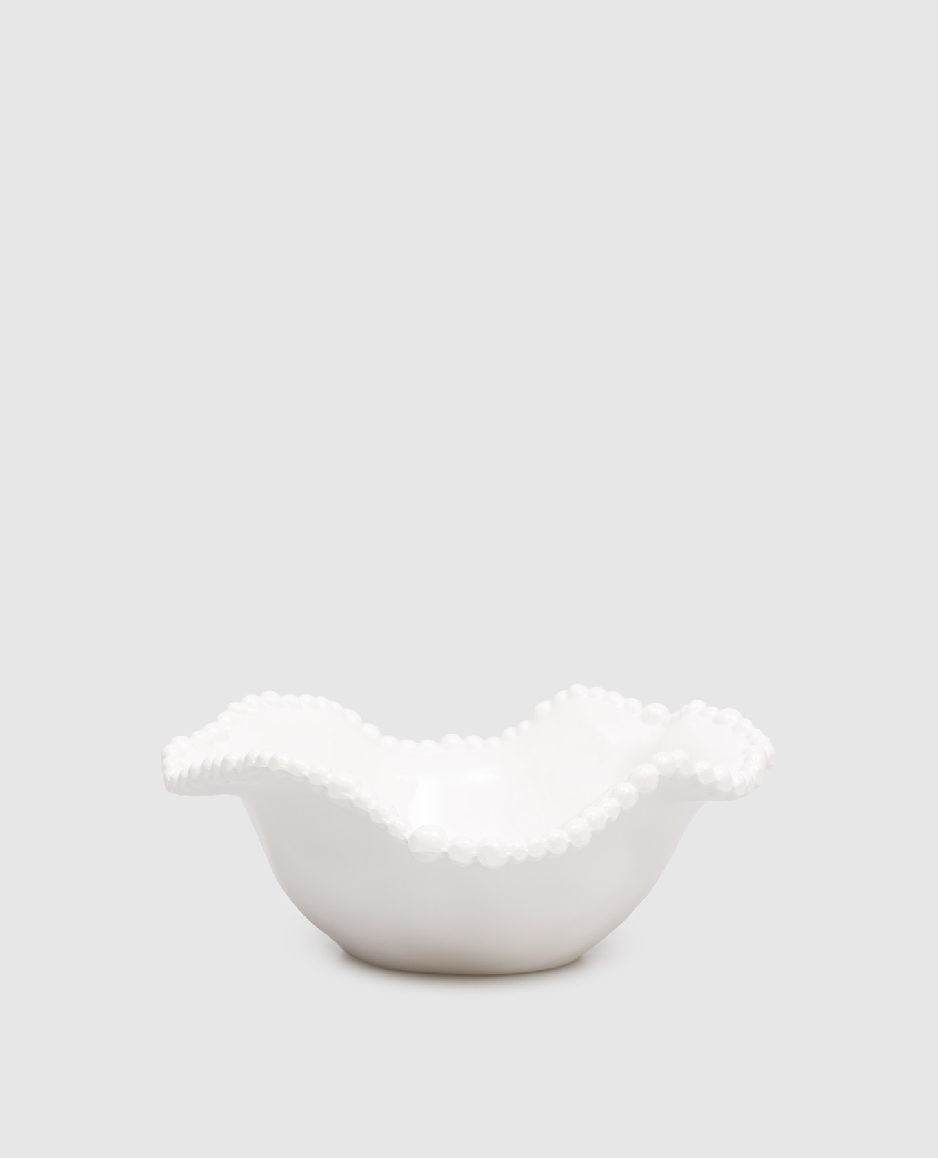 

White Pearl salad bowl Baci Milano