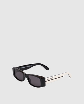 Palm Angels Black Wister sunglasses with logo print PA1031010751