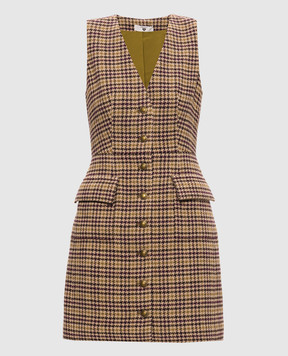 Twinset Mini dress with patterned wool 262LI2BEE