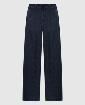 MooRER CABIRIAN blue jeans with logo patch CABIRIANJLGD