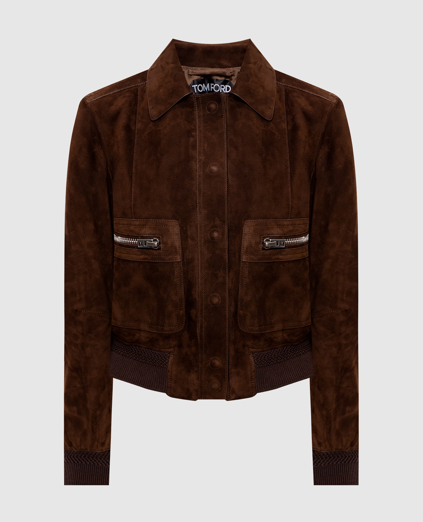 

Brown suede jacket Tom Ford