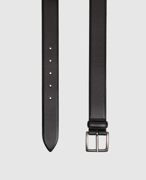 Orciani Monaco black leather belt U08201MNA