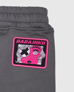 Sprayground Shark in Japan children's gray sweatpants SPY1552GGREY