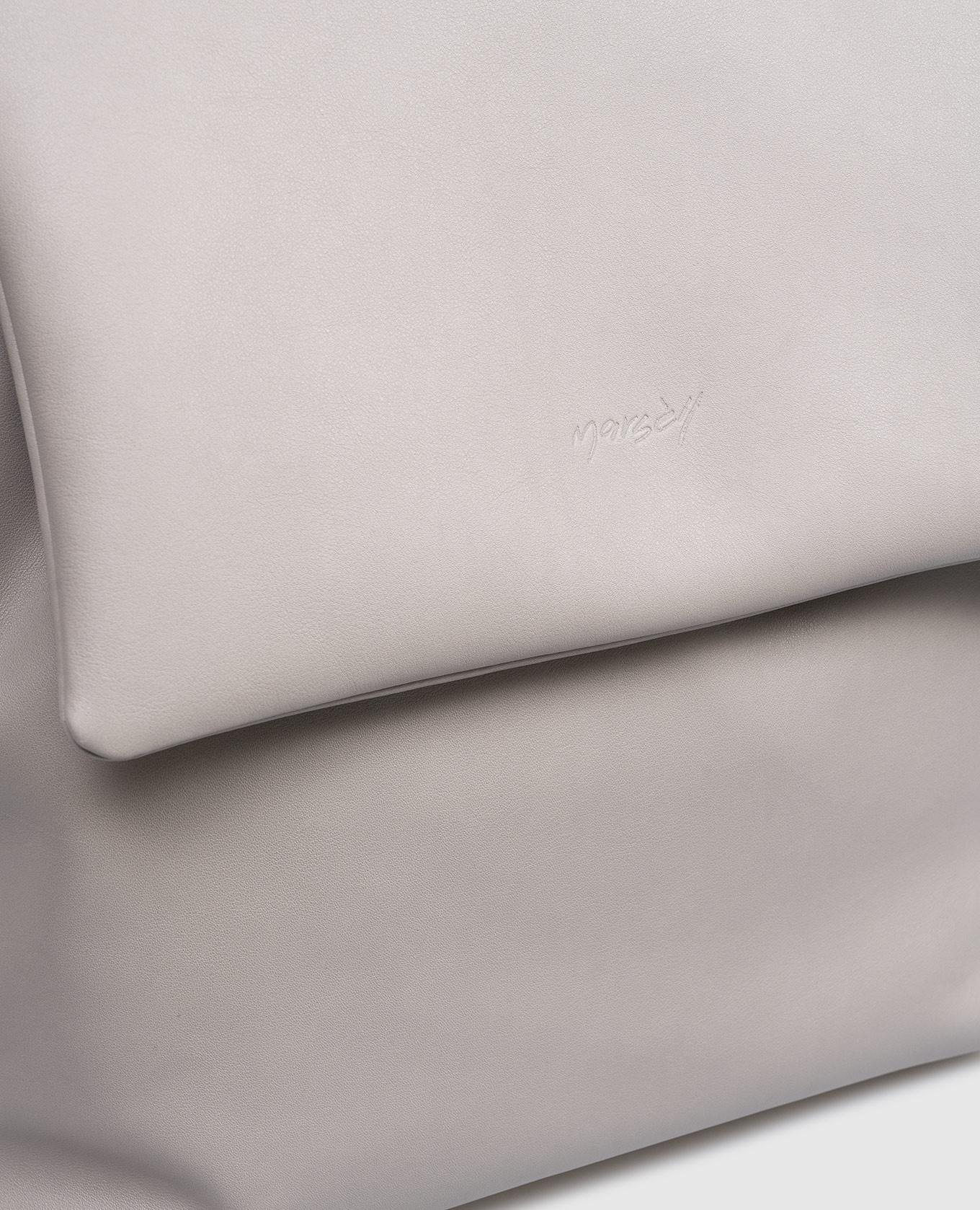Patta gray leather backpack Marsell 4